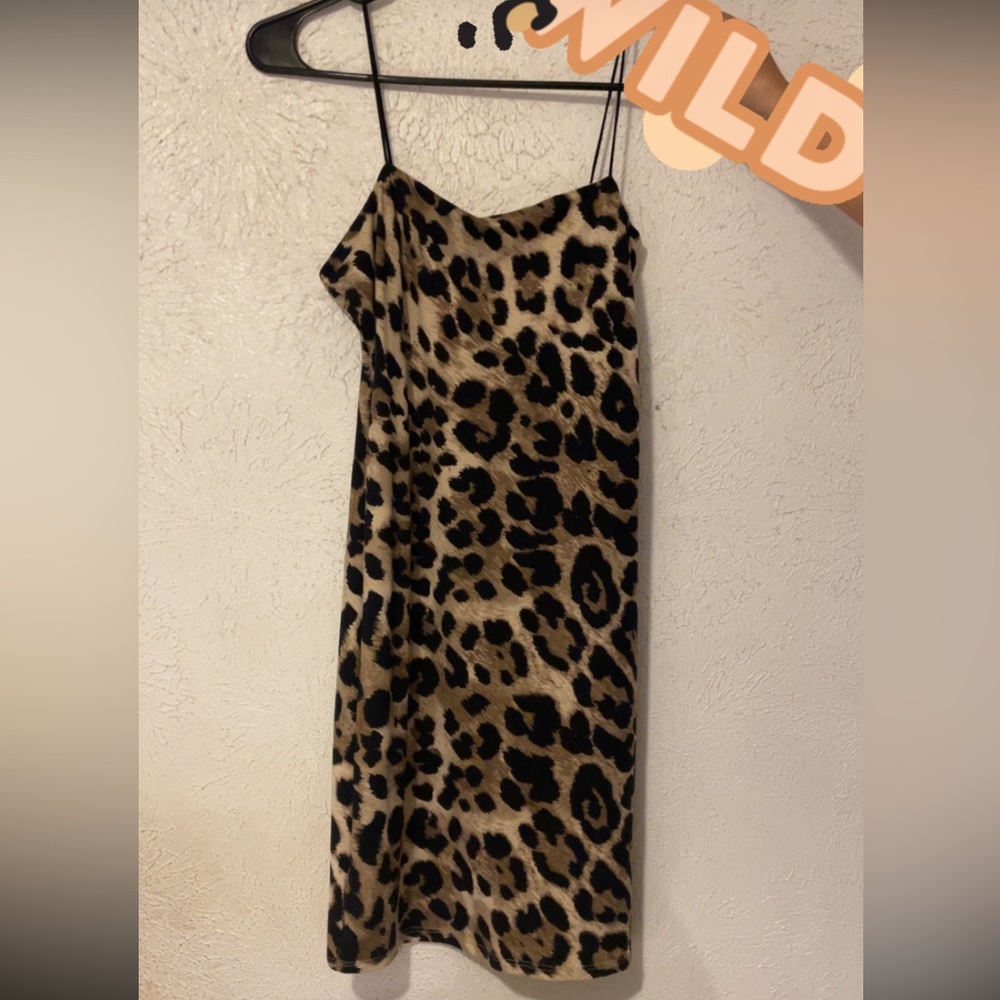 Leopard mini dress